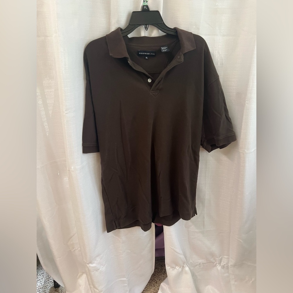 XL Siegfried Men's Brown Polo Shirt